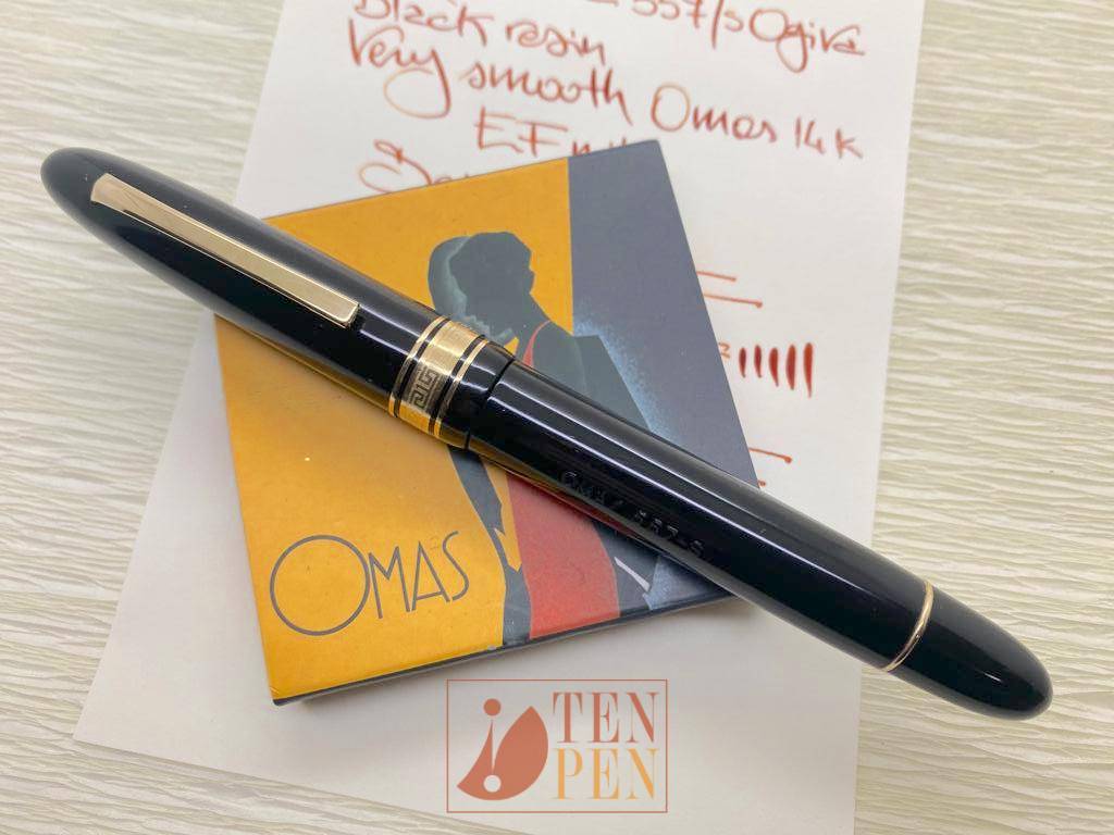 OMAS OGIVA 557/S - BLACK RESIN | Tenpen - By Letizia Iacopini